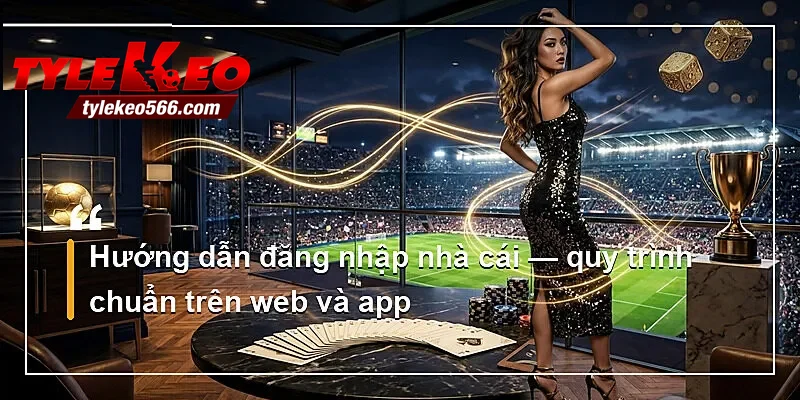 Hướng dẫn đăng nhập nhà cái — quy trình chuẩn trên web và app