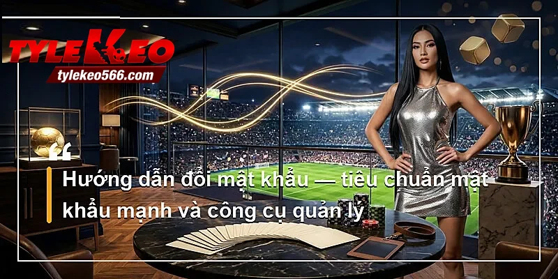 Hướng dẫn đổi mật khẩu — tiêu chuẩn mật khẩu mạnh và công cụ quản lý