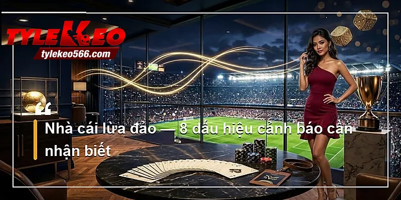 Nhà cái lừa đảo — 8 dấu hiệu cảnh báo cần nhận biết
