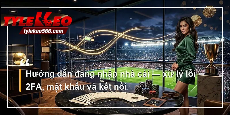 Hướng dẫn đăng nhập nhà cái — xử lý lỗi 2FA, mật khẩu và kết nối
