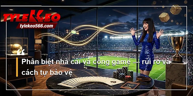 Phân biệt nhà cái và cổng game — rủi ro và cách tự bảo vệ