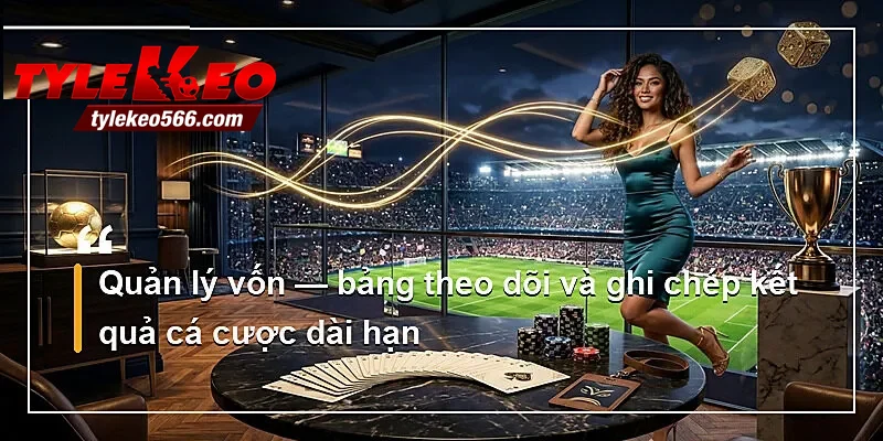 Quản lý vốn — bảng theo dõi và ghi chép kết quả cá cược dài hạn