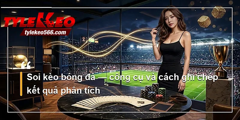 Soi kèo bóng đá — công cụ và cách ghi chép kết quả phân tích
