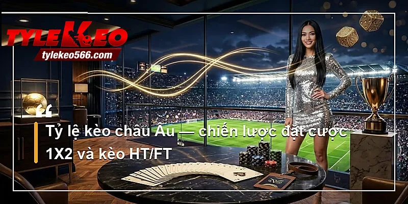 Tỷ lệ kèo châu Âu — chiến lược đặt cược 1X2 và kèo HT/FT