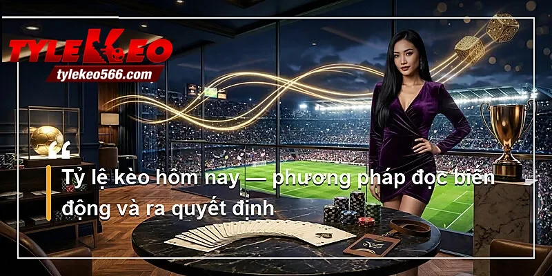 Tỷ lệ kèo hôm nay — phương pháp đọc biến động và ra quyết định