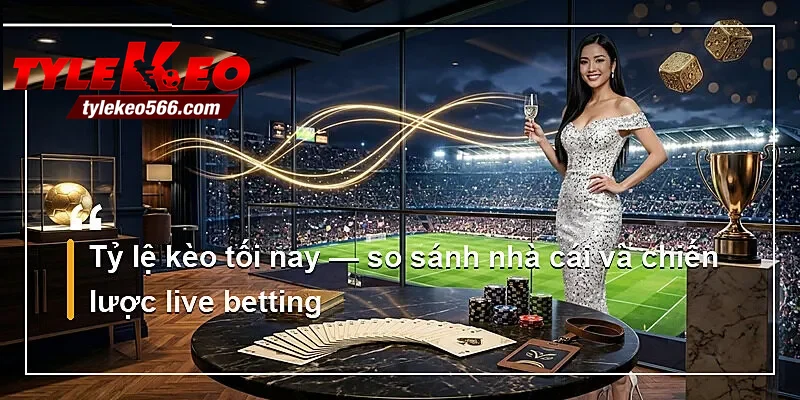 Tỷ lệ kèo tối nay — so sánh nhà cái và chiến lược live betting