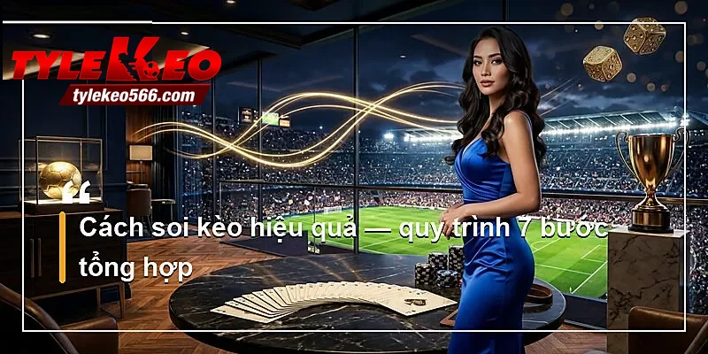 Cách soi kèo hiệu quả — quy trình 7 bước tổng hợp