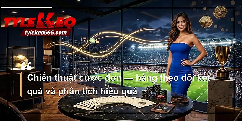 Chiến thuật cược đơn — bảng theo dõi kết quả và phân tích hiệu quả
