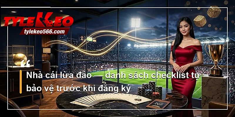 Nhà cái lừa đảo — danh sách checklist tự bảo vệ trước khi đăng ký